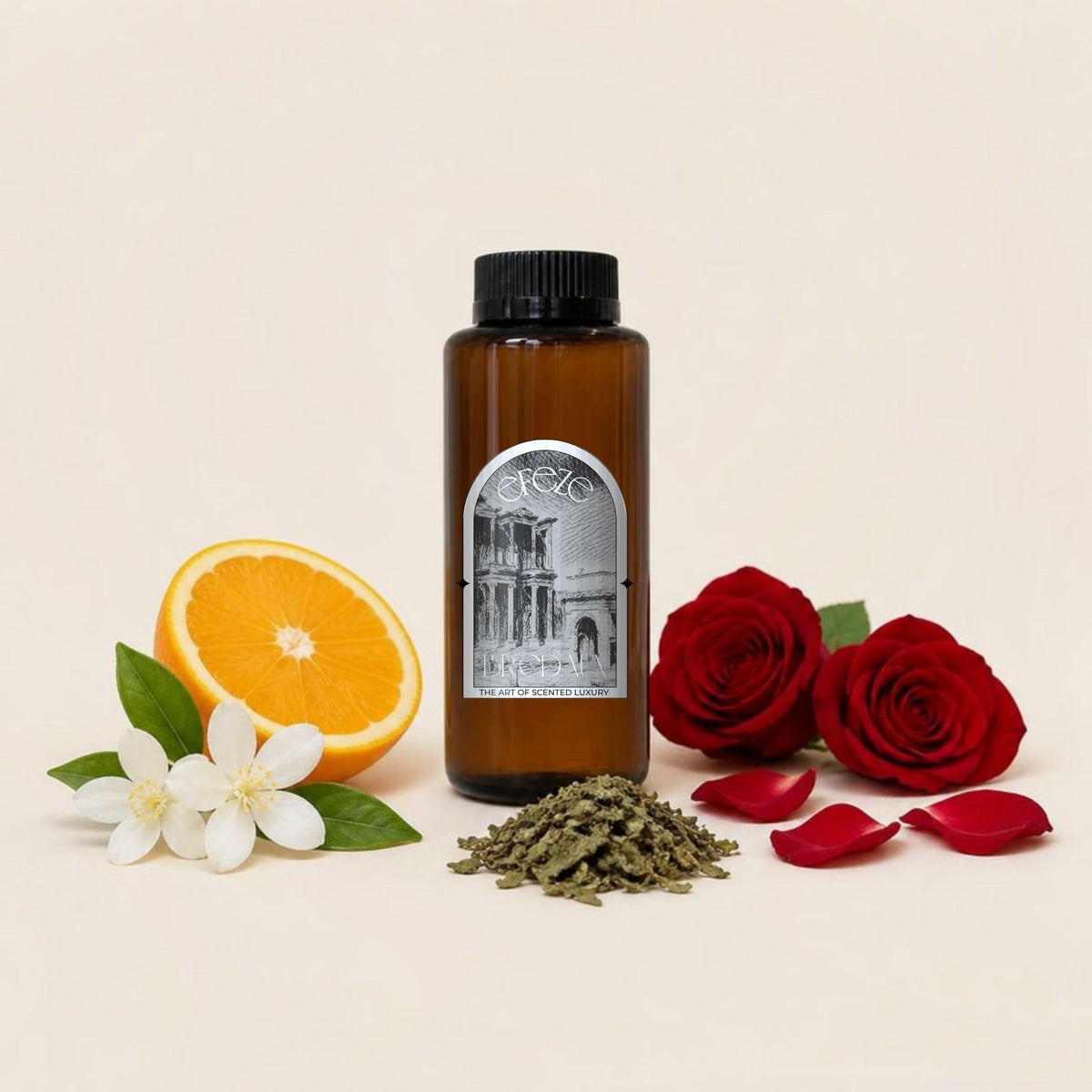 BREDAUX Efeze geurolie met neroli, sinaasappel, roos en patchouli