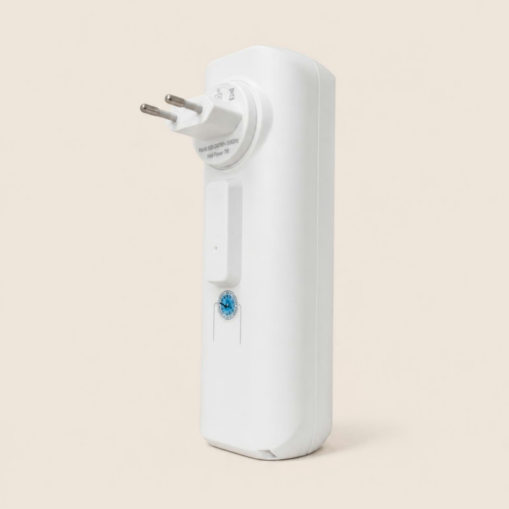 BREDAUX Sense witte geurverspreider, zijaanzicht