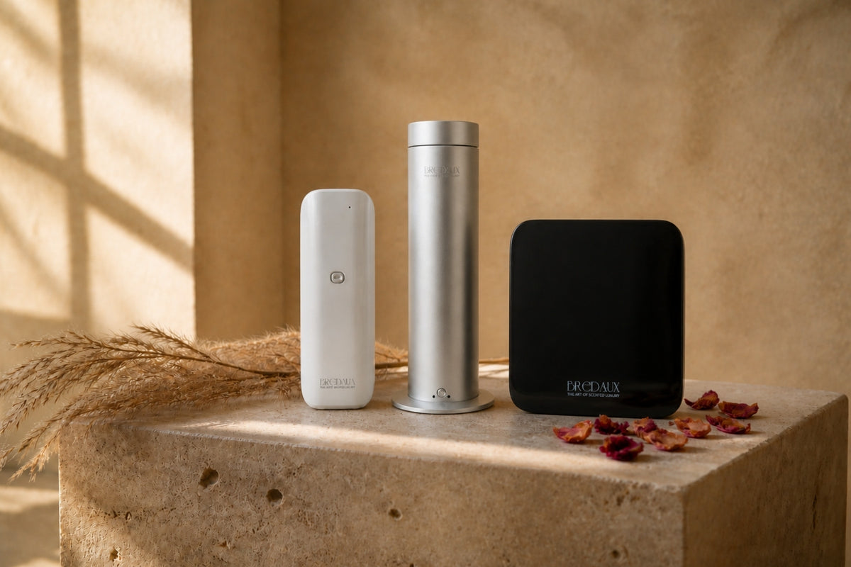 BREDAUX Sense, Aura en Bliss geurverspreiders